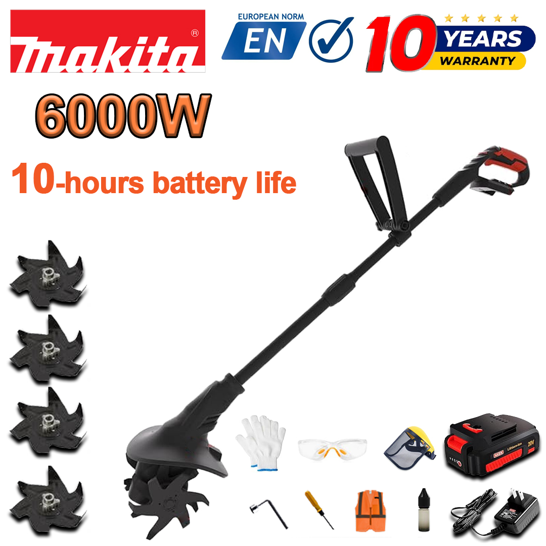 (Durata de viață a bateriei 10 ore) Plug de 6000W + baterie litiu de 96V * 1 + încărcător rapid * 1 + lamă plug * 4 + diverse accesorii